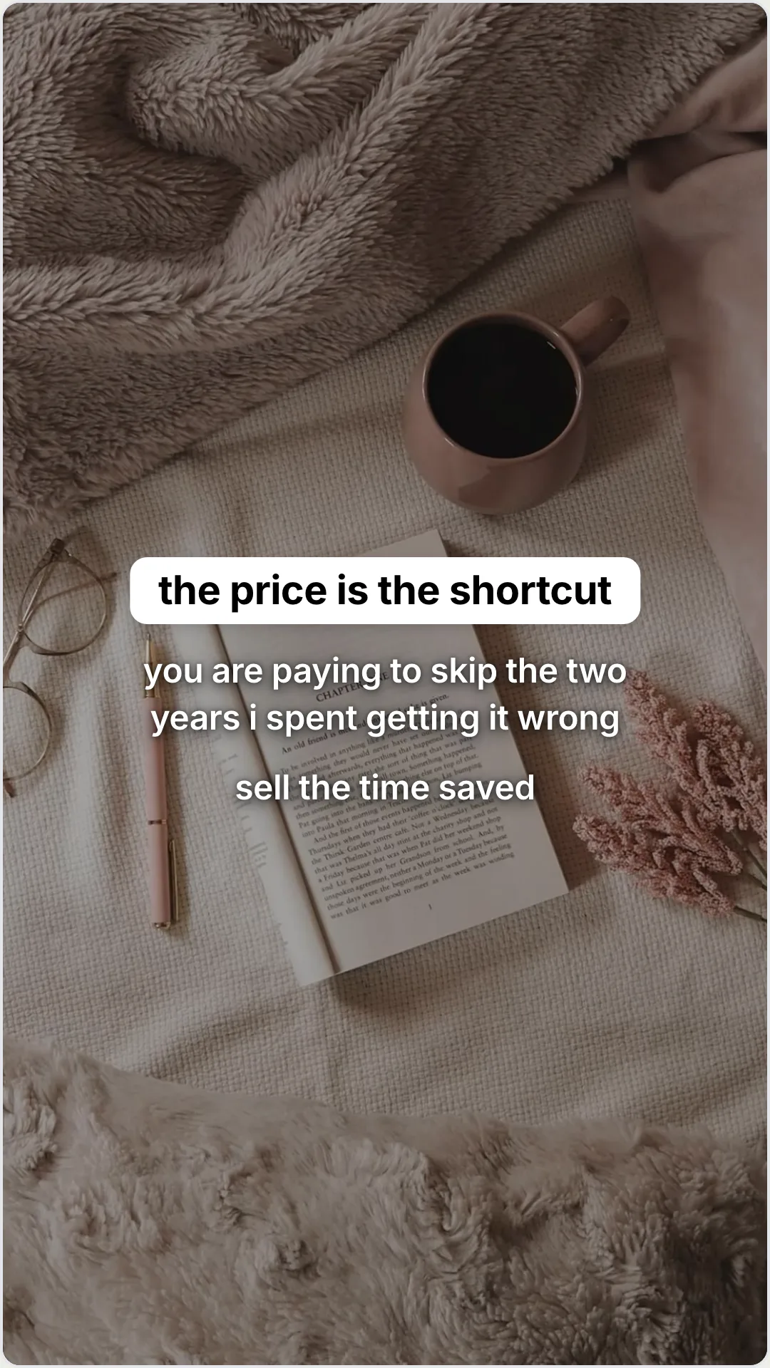 Answering 'why so expensive' without flinching: slide 2, the price is the shortcut. you are paying to skip the