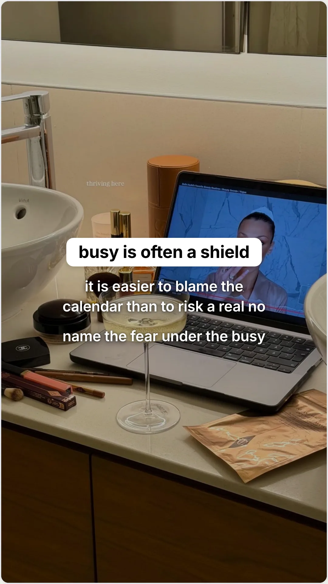 Answering the 'I'm too busy to date' excuse: slide 2, busy is often a shield. it is easier to blame the calend