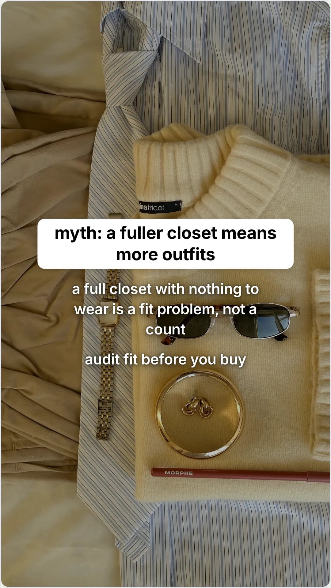Fashion myths that keep your wardrobe disposable: slide 2, myth: a fuller closet means more outfits. a full cl