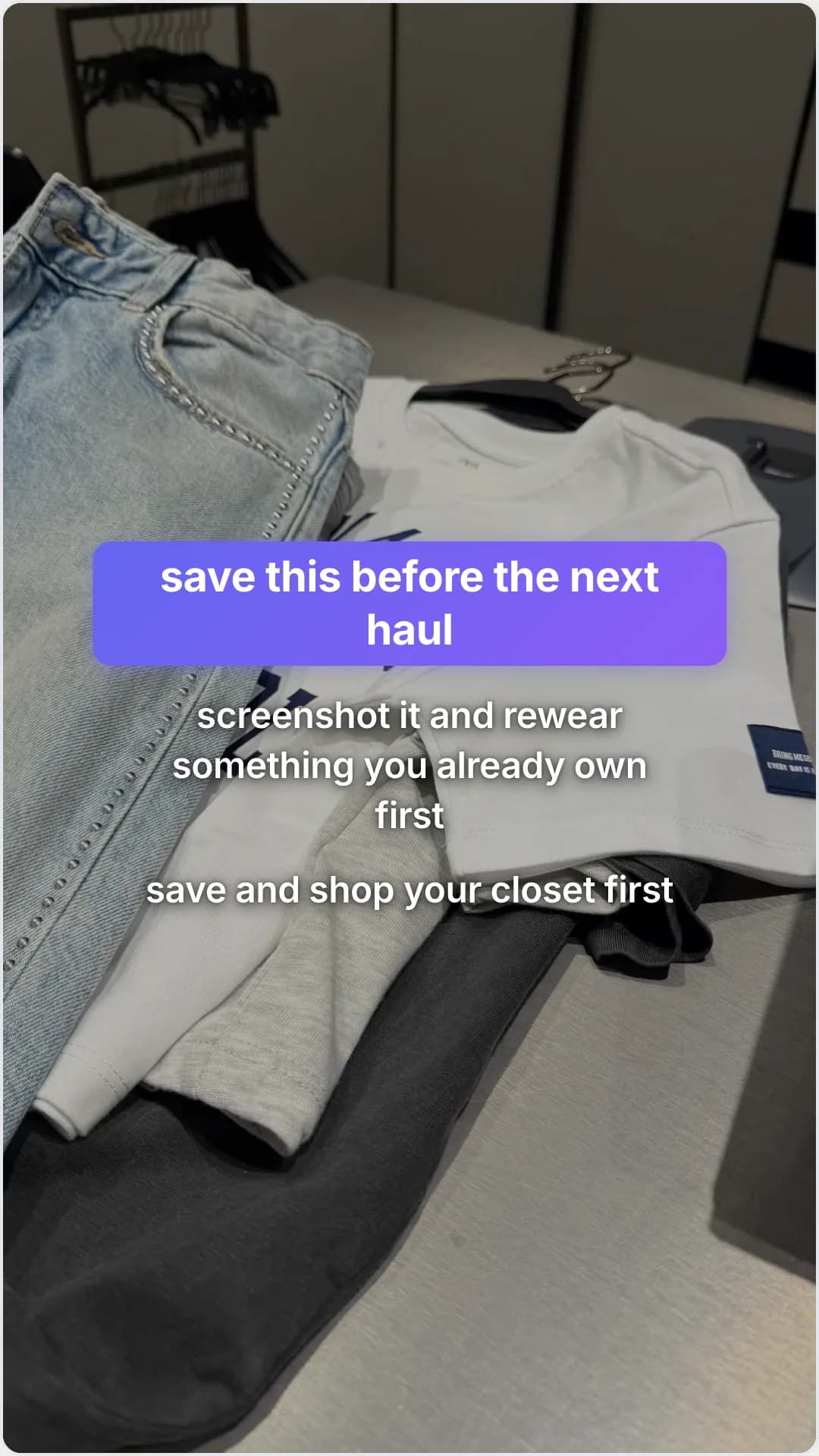 Fashion myths that keep your wardrobe disposable: slide 6, save this before the next haul. screenshot it and r