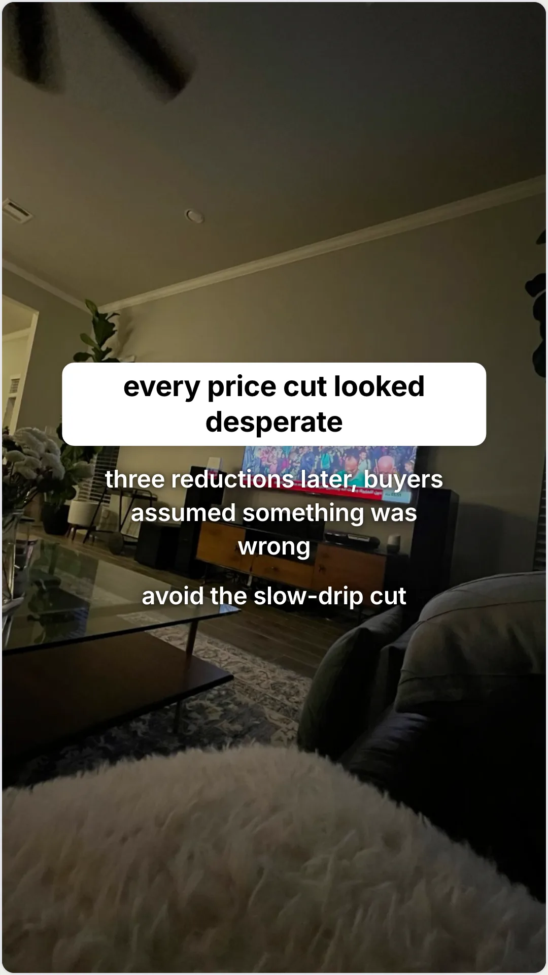 The overpricing mistake that costs sellers the most: slide 3, every price cut looked desperate. three reductio