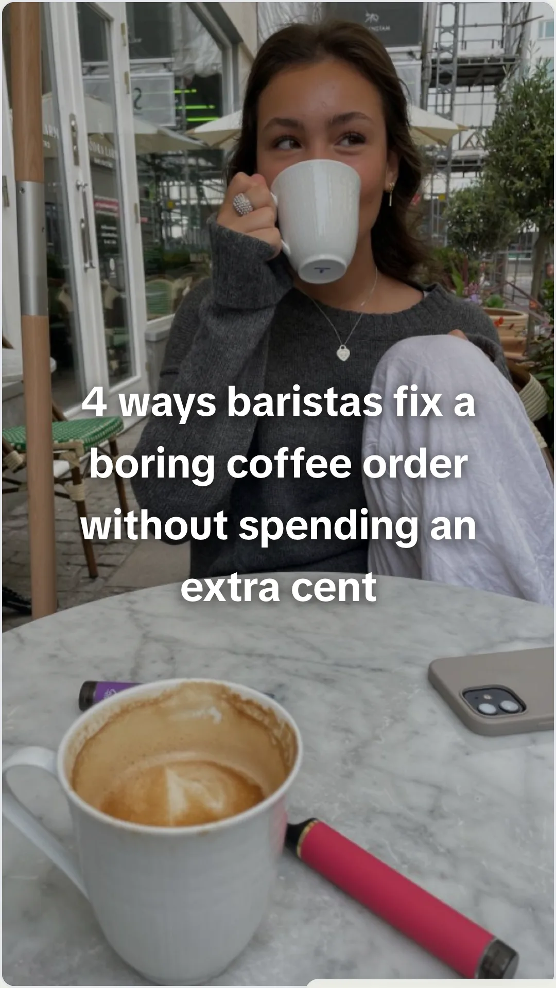 Four small tweaks that upgrade any coffee order: slide 1, 4 ways baristas fix a boring coffee order without sp