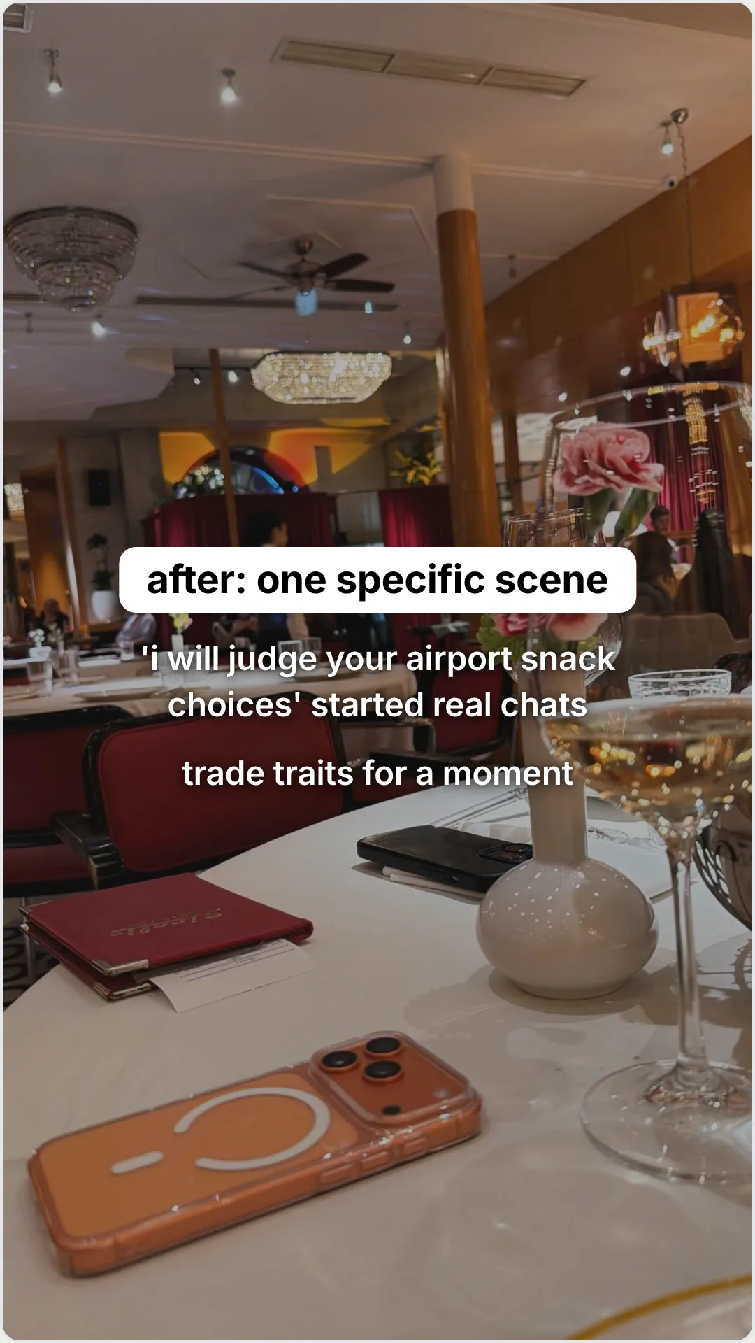 A dating profile before and after that actually worked: slide 3, after: one specific scene. 'i will judge your