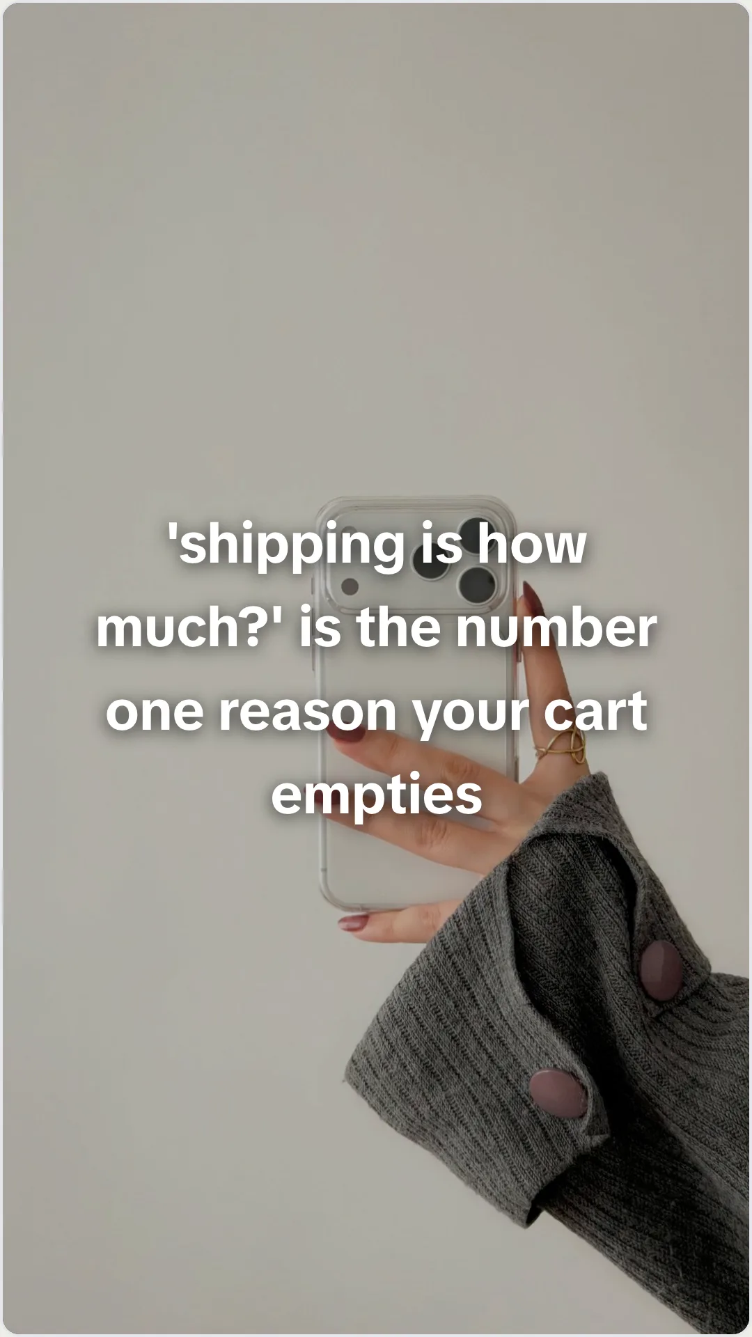 Handling the shipping objection that empties your cart: slide 1, 'shipping is how much?' is the number one rea