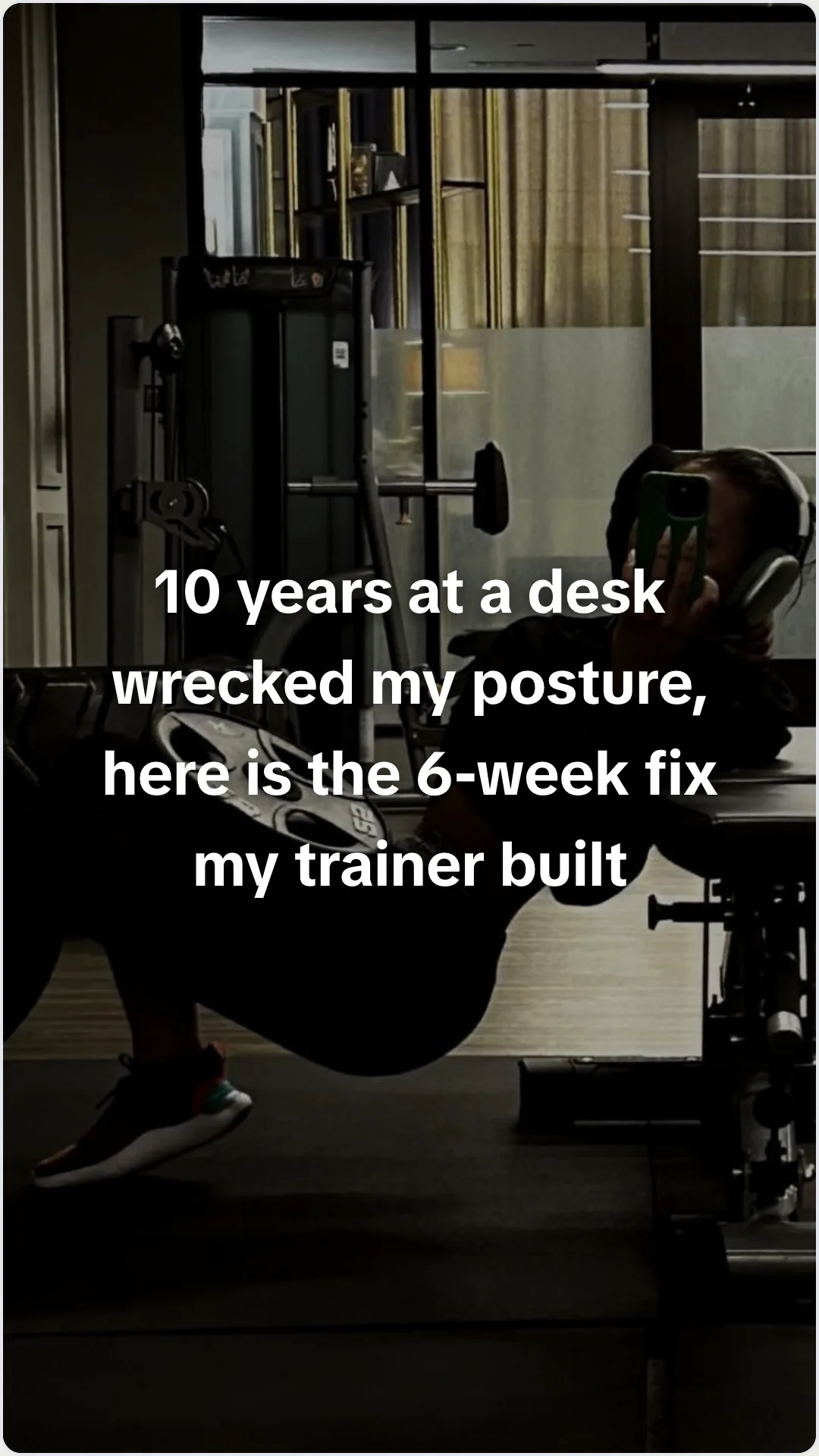 A before and after built for desk workers, not athletes