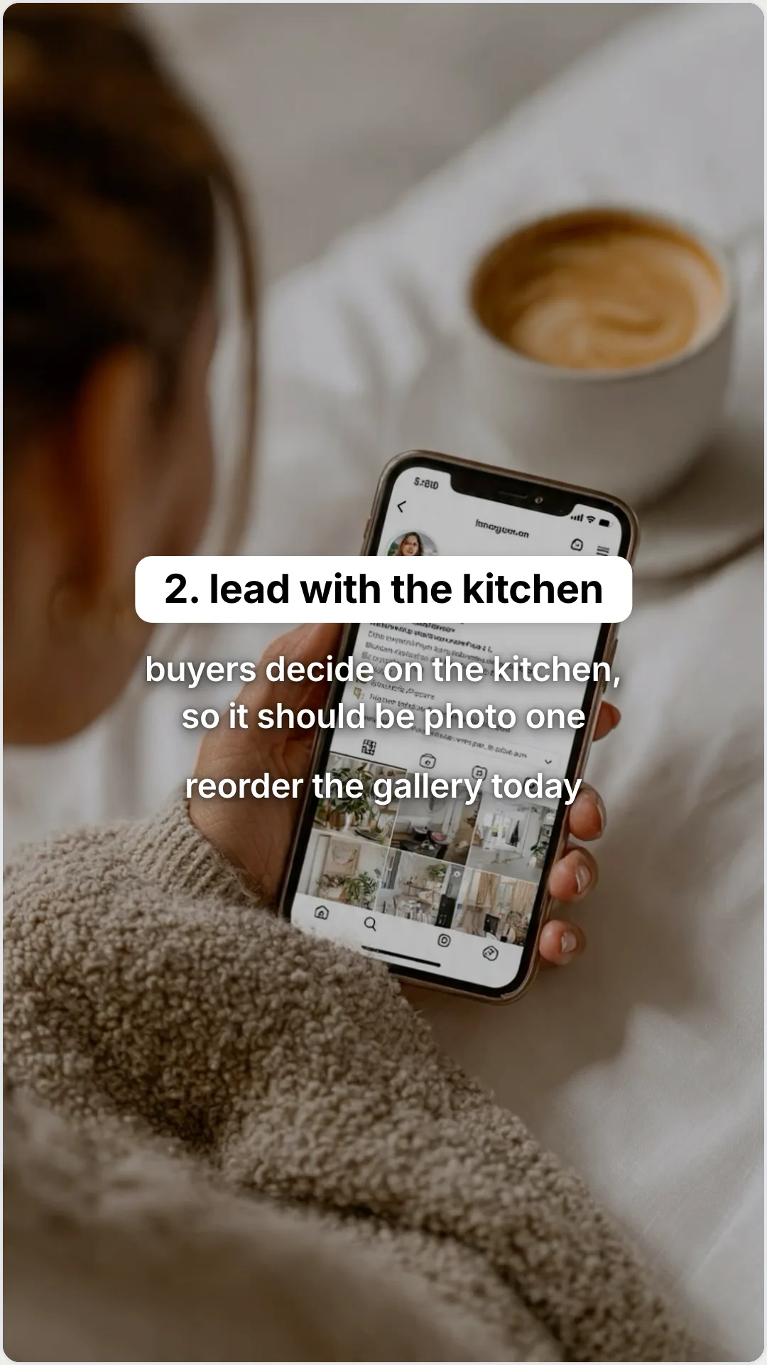 Five listing-photo fixes that sell a home faster: slide 3, 2. lead with the kitchen. buyers decide on the kitc