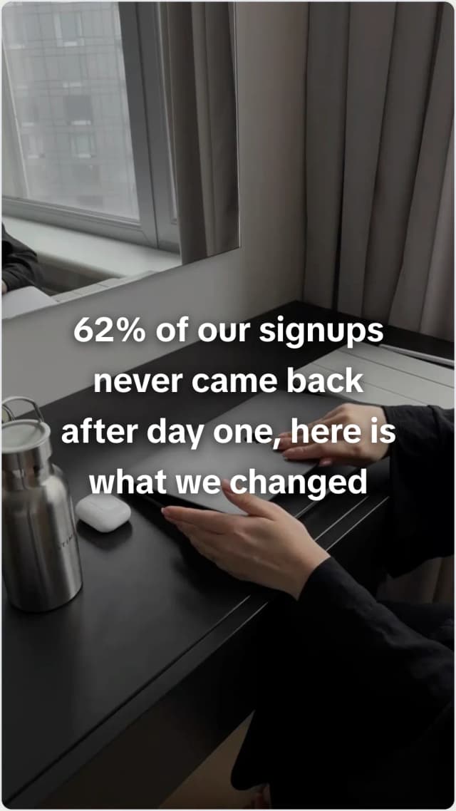 How we rebuilt onboarding after losing most of our signups