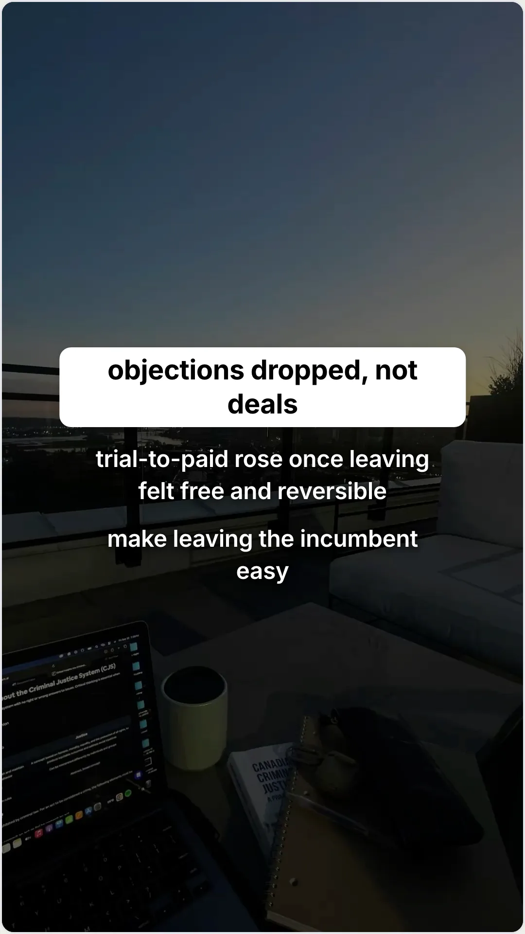 The objection that stalls every B2B trial, answered: slide 5, objections dropped, not deals. trial-to-paid ros