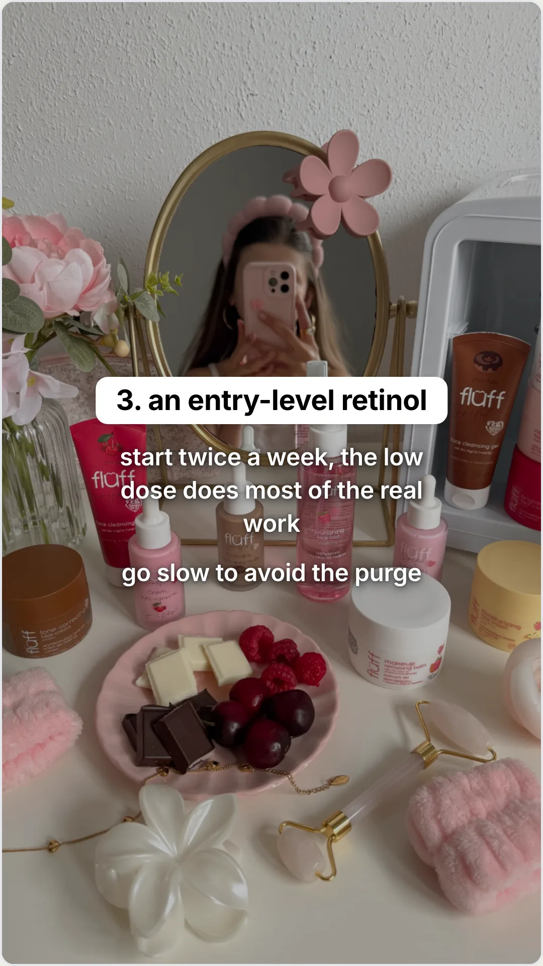 Three under-30 products that outperform the luxury shelf: slide 4, 3. an entry-level retinol. start twice a we